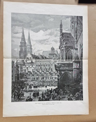 Stahlstich kaiser leopold - stahlstich,