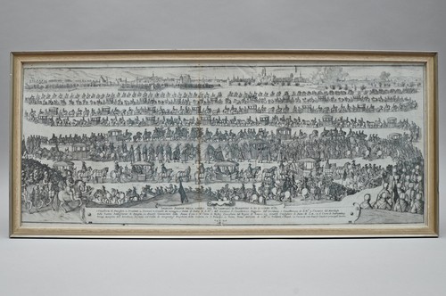 Kupferstich merian einzug - kupferstich,